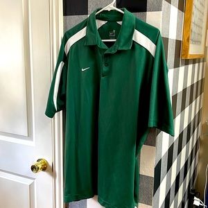 Nike Green Golf Polo Med
